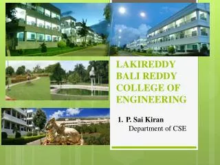 Lakireddy Bali Reddy College of Engineering