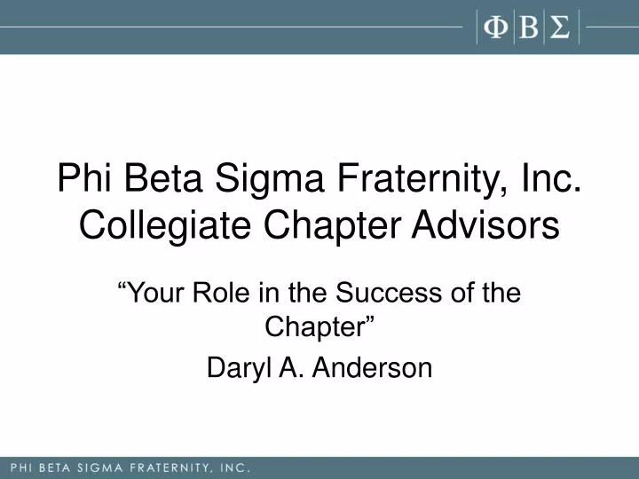 phi beta sigma fraternity inc collegiate chapter advisors