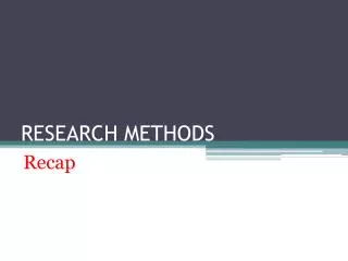 RESEARCH METHODS