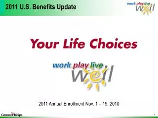 2011 U.S. Benefits Update