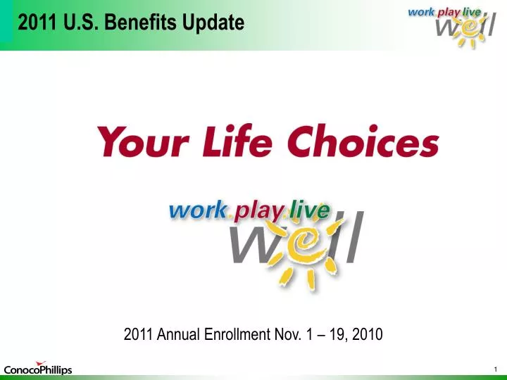 2011 u s benefits update