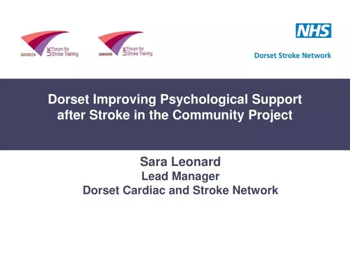 dorset improving psychological support after stroke project