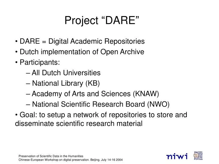project dare