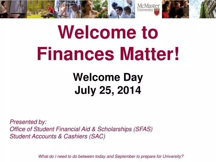 welcome to finances matter