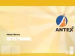 Antex Pharma - slide 1