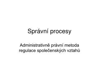 spr vn procesy
