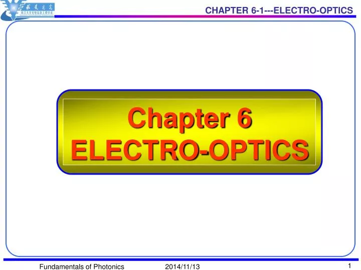 chapter 6 electro optics