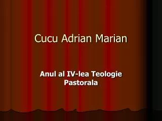 cucu adrian marian