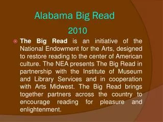 Alabama Big Read