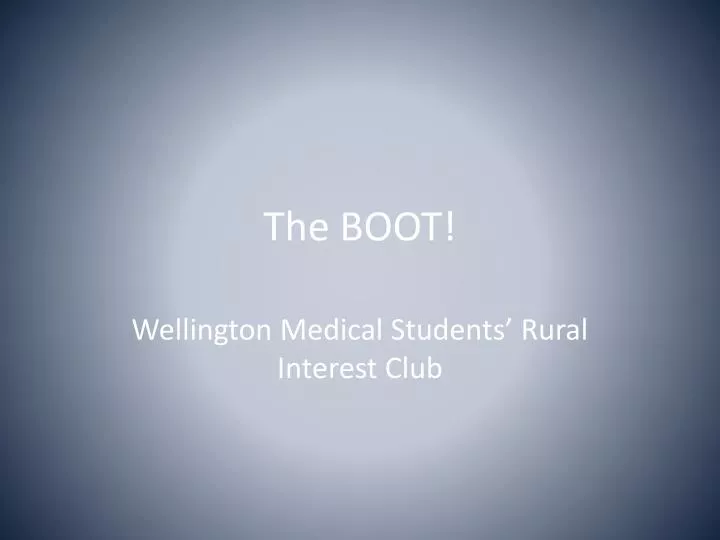 the boot
