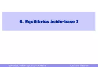 6 equilibrios cido base i