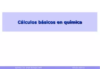 c lculos b sicos en qu mica
