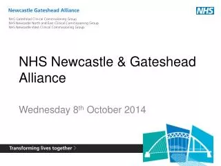 NHS Newcastle &amp; Gateshead Alliance