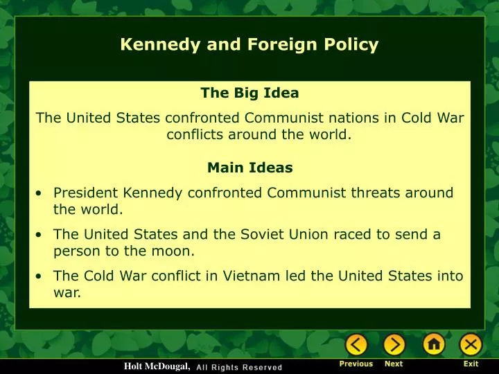 kennedy and foreign policy