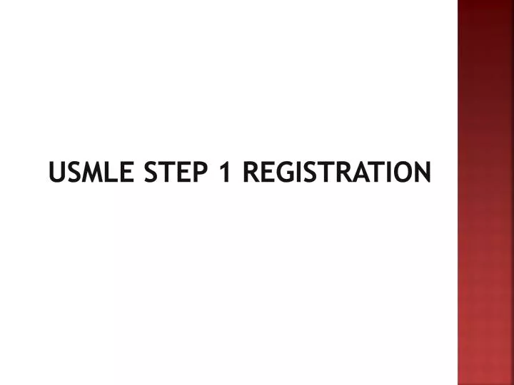 usmle step 1 registration