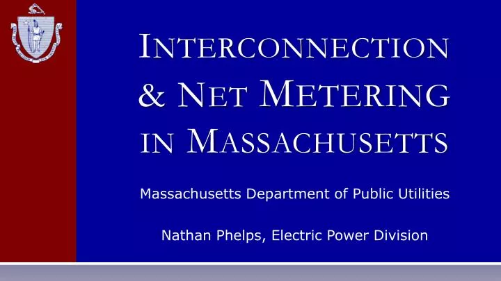 interconnection net metering in massachusetts