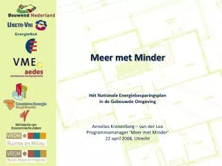 meer met minder