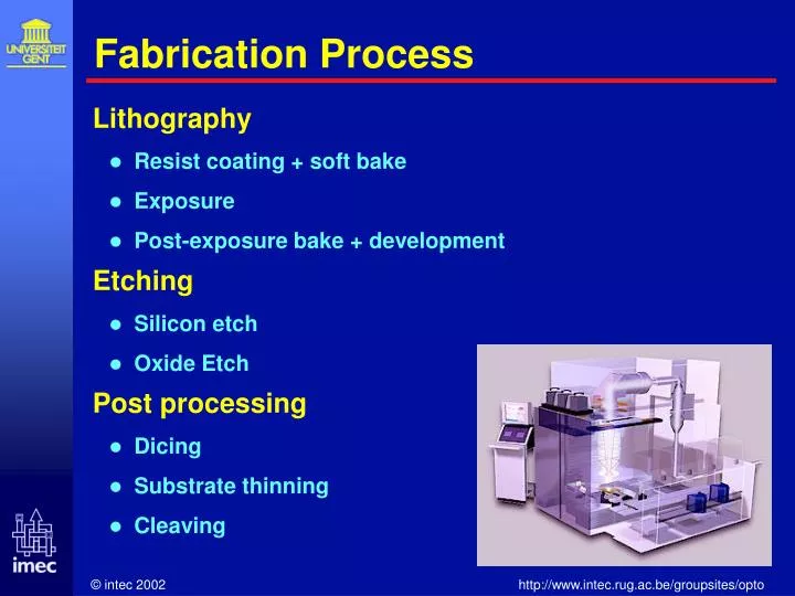 fabrication process