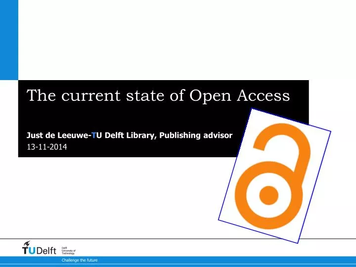 the current state of open access