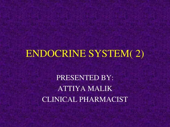 endocrine system 2