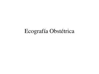 ecograf a obst trica
