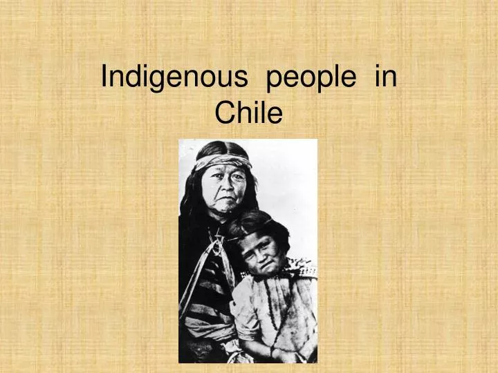 indigenous people in chile
