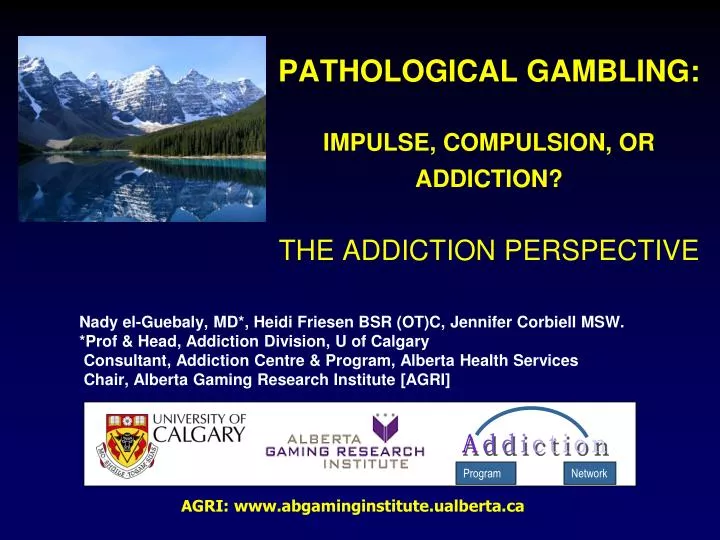 pathological gambling impulse compulsion or addiction the addiction perspective
