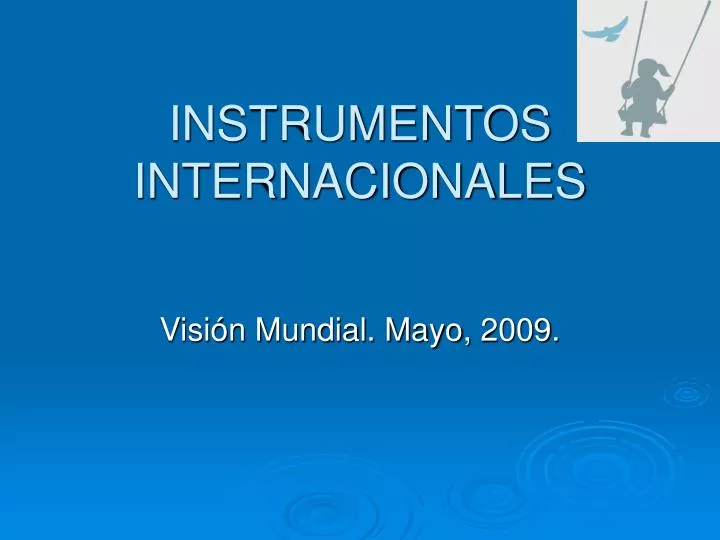 instrumentos internacionales