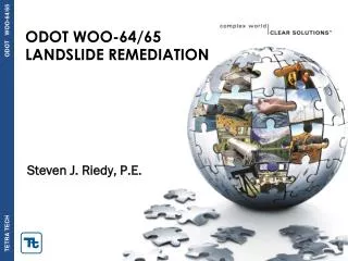 Odot WOO-64/65 Landslide remediation