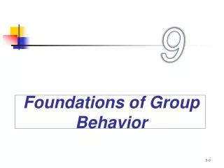 Foundations of Group Behavior