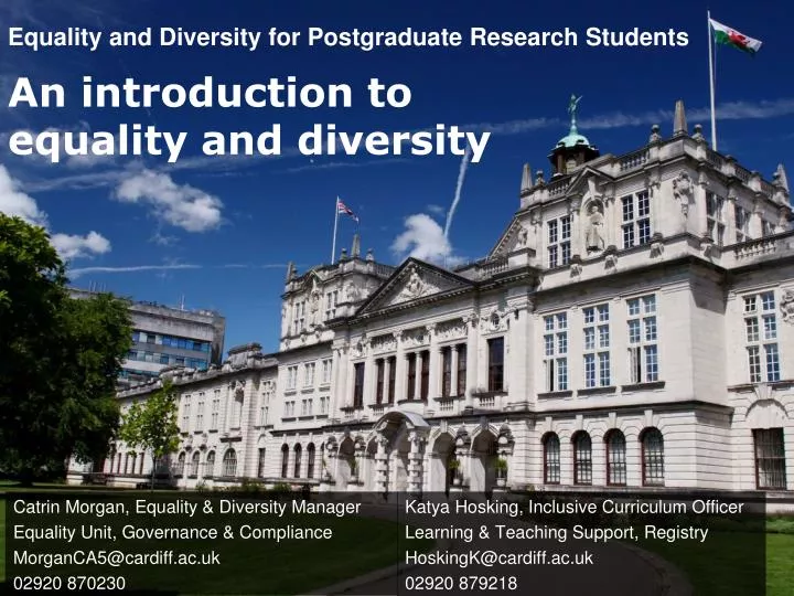 equality and diversity for postgraduate research students