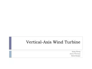 Vertical-Axis Wind Turbine