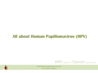 All about Human Papillomavirus (HPV)