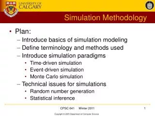 Simulation Methodology