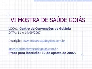 vi mostra de sa de goi s
