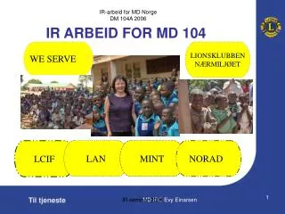 ir arbeid for md 104