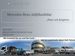 mercedes benz milj lastbilar