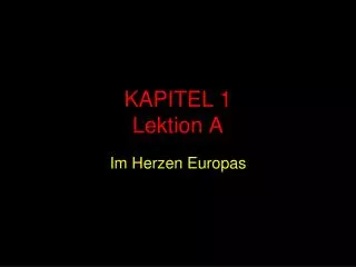 kapitel 1 lektion a