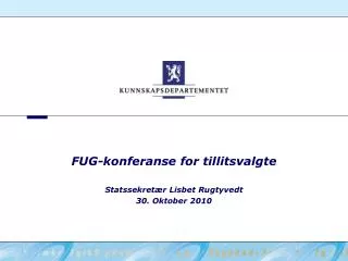 fug konferanse for tillitsvalgte