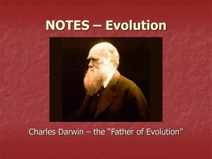 notes evolution