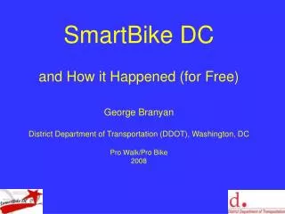 SmartBike DC and How it Happened (for Free)