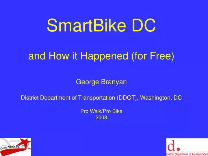 smartbike dc and how it happened for free
