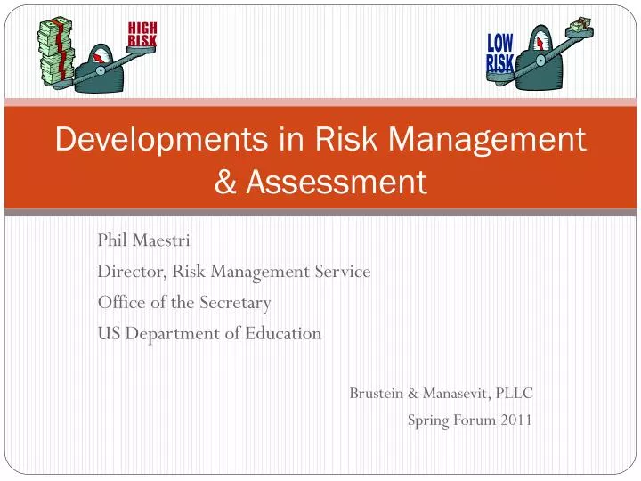 developments in risk management assessment