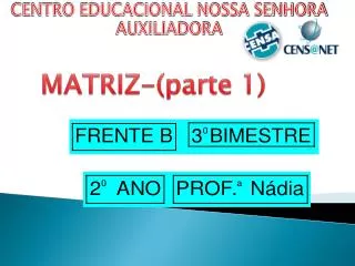 matriz parte 1