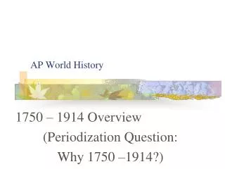 ap world history