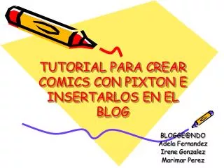 tutorial para crear comics con pixton e insertarlos en el blog
