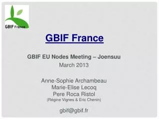 GBIF France