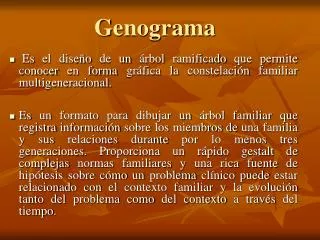 genograma