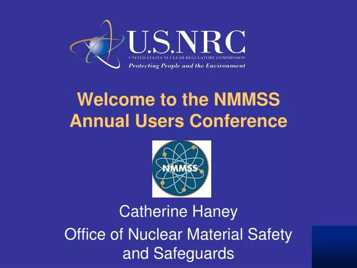 welcome to the nmmss annual users conference