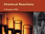 Chemical Reactions - slide 1